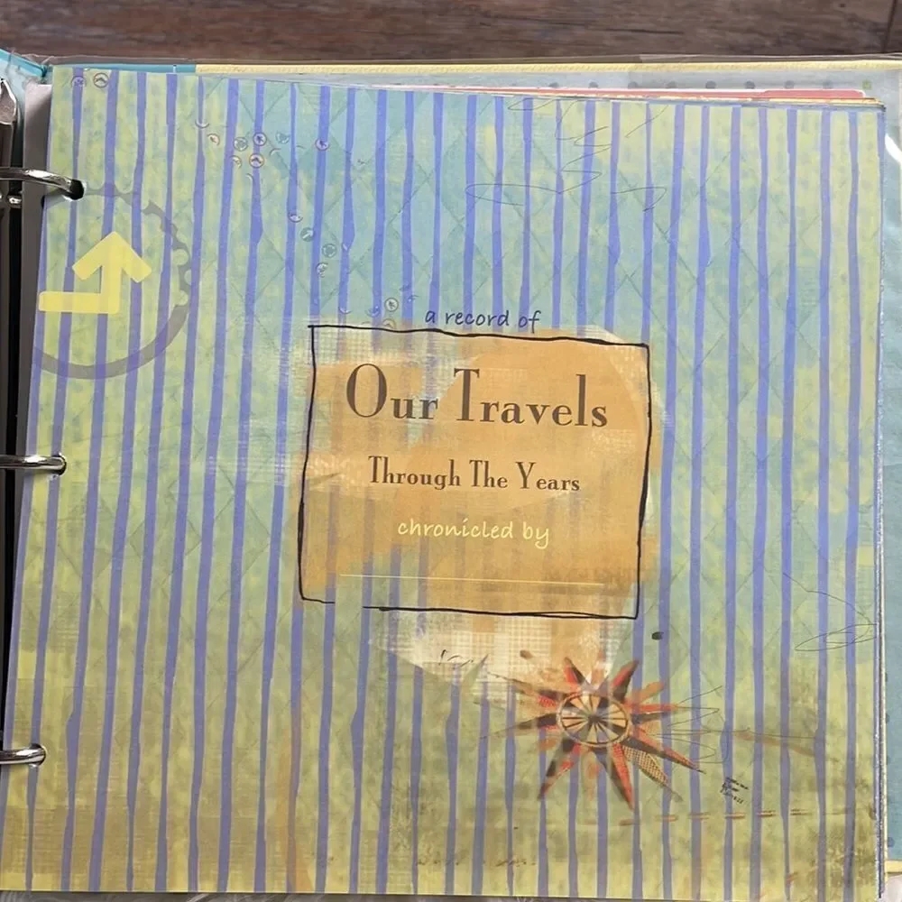 Markings by C.R. Gibson World Travels “Our Travels Through The Years” Journal Al